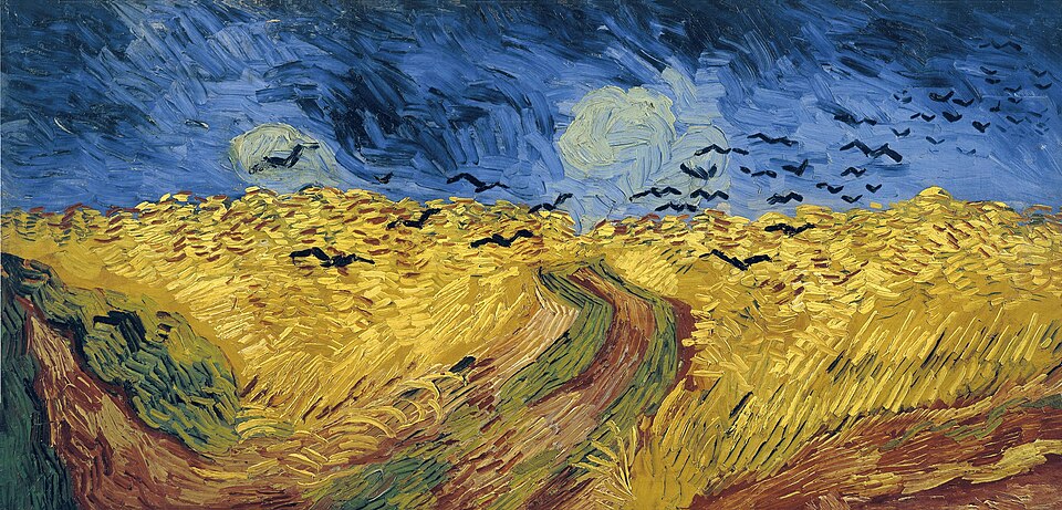 Vincent van Gogh’un Kargalarla Buğday Tarlası adlı tablosu