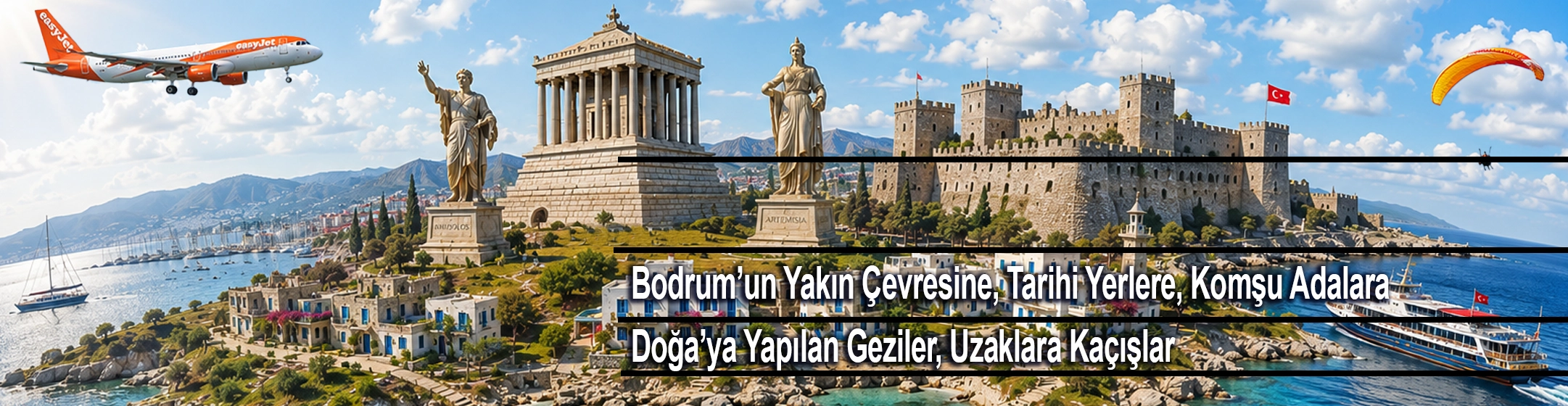 Bodrum'un güzelliklerine yapılan seyahatler