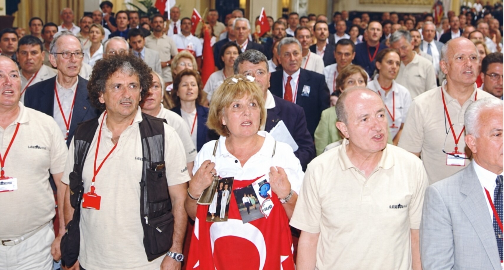 Bedri Baykam Lozan 2005 Buluşması’nda katılımcılarla