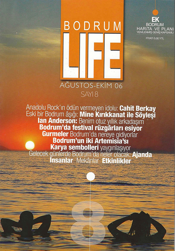 Bodrumlife Dergisi Haziran-Ağustos 2006 Sayı 8 Kapağı